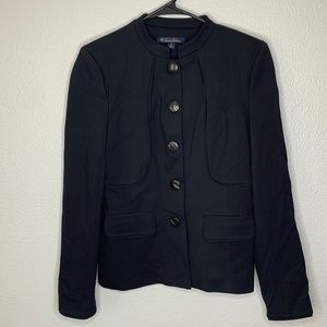 Brooks Brothers Black Blazer Jacket sz 2 Women